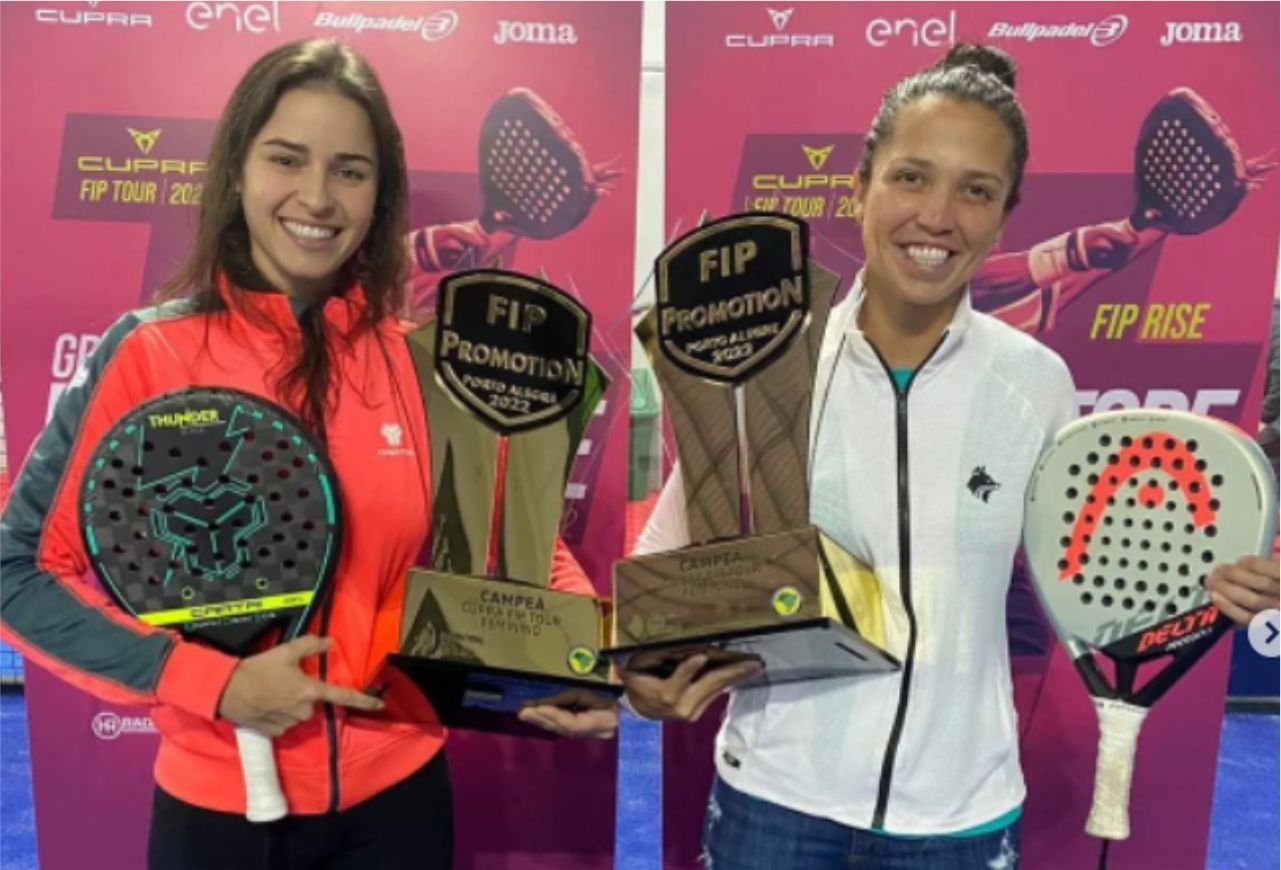 Ale Barros e Fernanda Abarzúa são campeãs do FIP Promotion Porto Alegre –  Super Padel