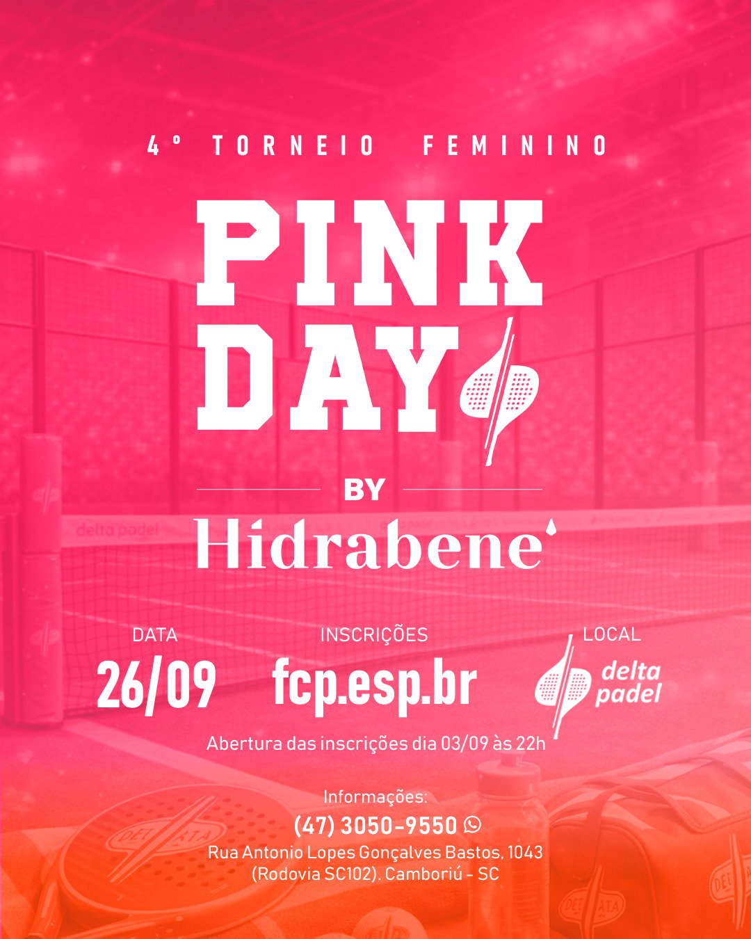 4º Pink Day Delta Padel 2026